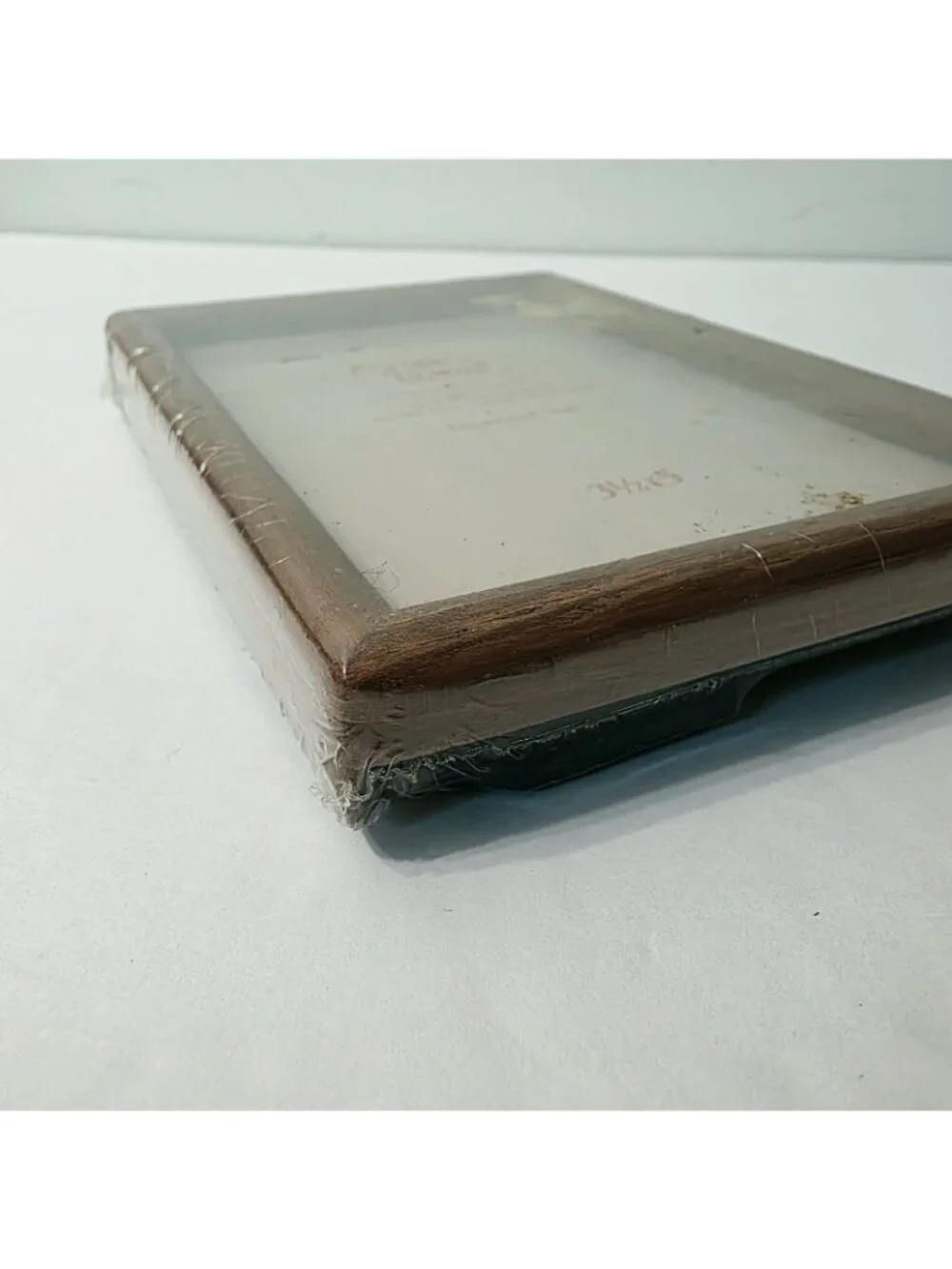 Vtg Intercraft Imported Teak Wood Free Standing Wall Photo Picture Frame 5 x 4